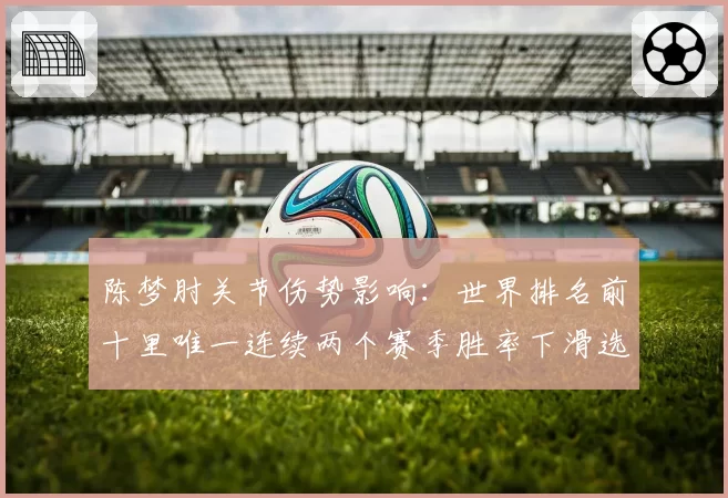 陈梦肘关节伤势影响：世界排名前十里唯一连续两个赛季胜率下滑选手